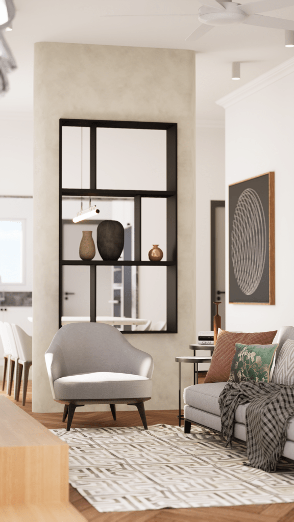 Modern minimalist interior design concept designed by builder plus 