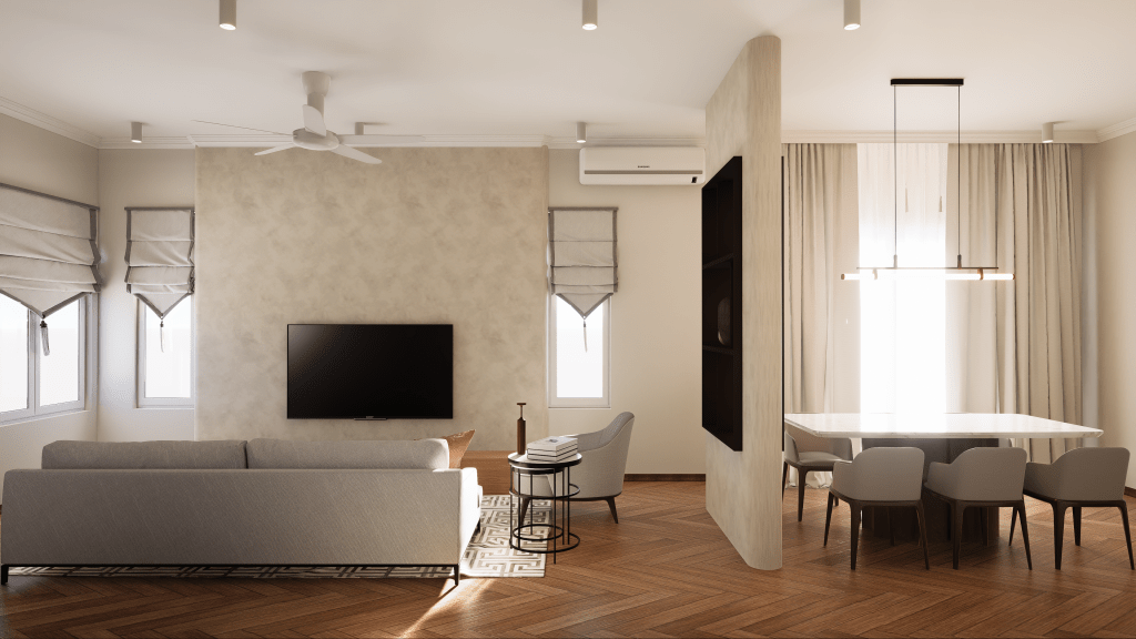 Modern minimalist interior design concept designed by builder plus 